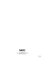 Preview for 71 page of NEC PlasmaSync 50PD2 User Manual