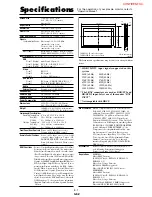 Предварительный просмотр 2 страницы NEC PlasmaSync 50XM3 Model Information