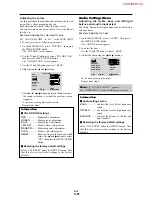 Preview for 31 page of NEC PlasmaSync 50XM3 Model Information