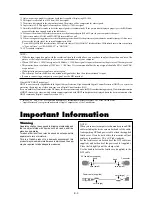 Предварительный просмотр 4 страницы NEC PlasmaSync 50XM4 Model Information