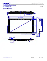 Preview for 3 page of NEC PlasmaSync 50XM6 Installation Manual