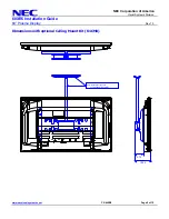 Preview for 8 page of NEC PlasmaSync 60XR5 Installation Manual