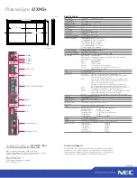 Preview for 2 page of NEC PlasmaSync 61XM2 Brochure