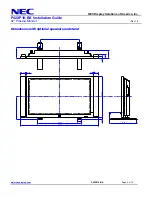 Preview for 5 page of NEC PlasmaSync P42XP10-BK Installation Manual