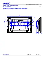 Preview for 8 page of NEC PlasmaSync P42XP10-BK Installation Manual