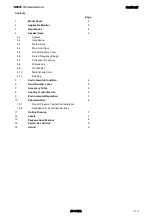 Preview for 1 page of NEC PlasmaSync P42XP10-BK Specification Sheet