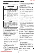 Preview for 6 page of NEC PlasmaSync PX-50XM4G User Manual