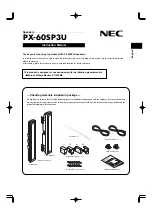 NEC PlasmaSync PX-60XM5A Instruction Manual preview