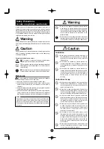Preview for 2 page of NEC PlasmaSync PX-60XM5A Instruction Manual