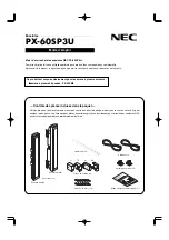 Preview for 6 page of NEC PlasmaSync PX-60XM5A Instruction Manual