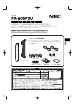 Preview for 11 page of NEC PlasmaSync PX-60XM5A Instruction Manual
