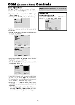 Preview for 17 page of NEC PlasmaSync PX-61XM3A Operation Manual