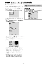 Preview for 17 page of NEC PlasmaSync  SERIES Operation Manual