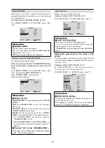 Preview for 27 page of NEC PlasmaSync  SERIES Operation Manual