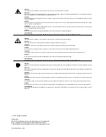 Preview for 2 page of NEC PlasmaSync T1000 User Manual