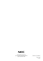 Preview for 52 page of NEC PlasmaSync Operation Manual