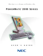 NEC POWERMATE 2000 - 08-1999 Manual предпросмотр