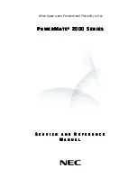 NEC PowerMate 2000 Series Service And Reference Manual предпросмотр