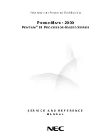 NEC POWERMATE 2000 Service And Reference Manual preview