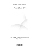 Preview for 1 page of NEC PowerMate CT Service And Reference Manual