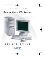 Предварительный просмотр 1 страницы NEC POWERMATE ES Series User Manual