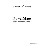 NEC POWERMATE P - SERVICE MANUAL 1995 Service And Reference Manual предпросмотр