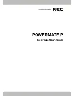Preview for 1 page of NEC POWERMATE P Manual
