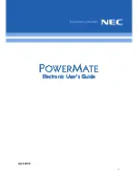 Preview for 1 page of NEC POWERMATE - VERSION 2008 Manual