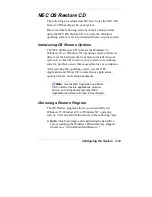 Preview for 61 page of NEC POWERMATE VT 300 RELEASE NOTES Manual