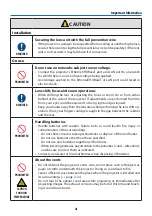 Preview for 12 page of NEC PV800UL-W User Manual