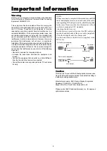 Предварительный просмотр 4 страницы NEC PX-42VR5A Model Information