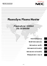 Preview for 96 page of NEC PX-50XM4 Service Manual