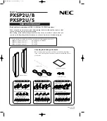 Preview for 1 page of NEC PX SP2U - Left / Right CH Speakers Instruction Manual