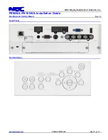 Preview for 11 page of NEC PX1004UL Installation Manual