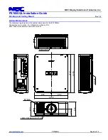 Preview for 6 page of NEC PX1005QL Series Installation Manual