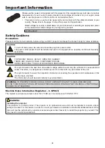 Предварительный просмотр 6 страницы NEC PX2000UL User Manual