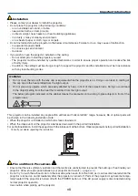 Предварительный просмотр 8 страницы NEC PX2000UL User Manual