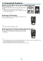 Предварительный просмотр 39 страницы NEC PX602UL-BK User Manual