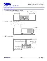 Предварительный просмотр 8 страницы NEC PX750U Series Installation Manual