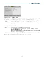 Preview for 135 page of NEC PX750U Series User Manual