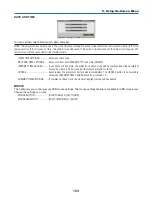 Preview for 167 page of NEC PX750U Series User Manual