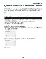 Preview for 216 page of NEC PX750U Series User Manual