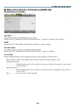 Preview for 120 page of NEC PX803UL-WH User Manual