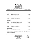 Предварительный просмотр 33 страницы NEC PXT-42XD2 Owner'S Manual