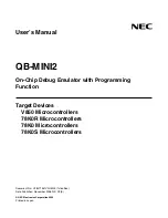 NEC QB-MINI2 User Manual предпросмотр