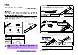 Preview for 1 page of NEC QSFP+ Module 40G-SR4 User Manual