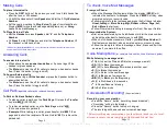 Preview for 4 page of NEC QuSL1100 Quick Reference Manual