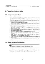 Preview for 17 page of NEC QX-S5500G Series Installation Manual