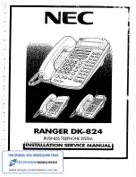 NEC Ranger D-824 Installation Service preview