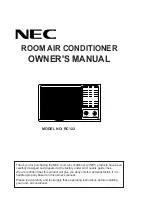 Preview for 1 page of NEC RC122 Owner'S Manual